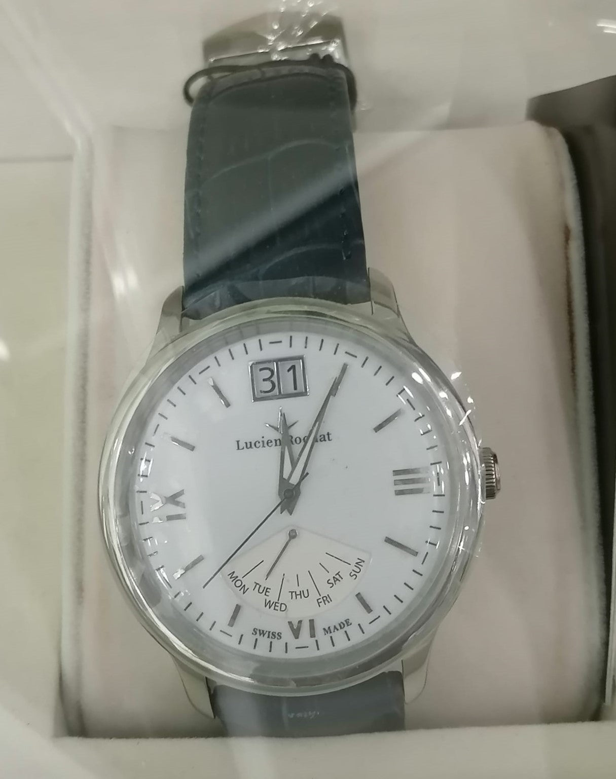 Orologio Lucien Rochat In Acciaio Cinturino in Pelle