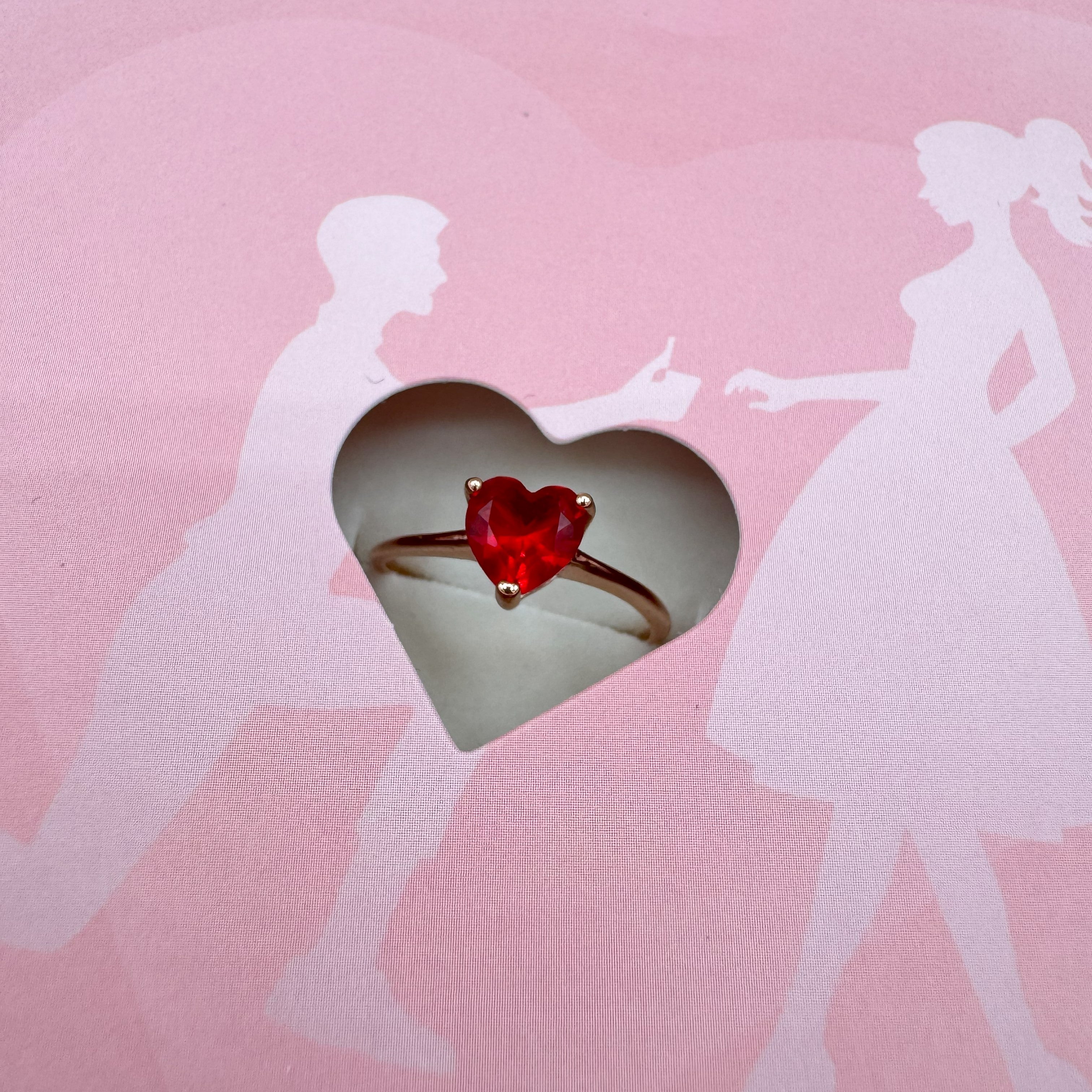 Cofanetto a Forma di Cuore Per Gioielli Vari Colori