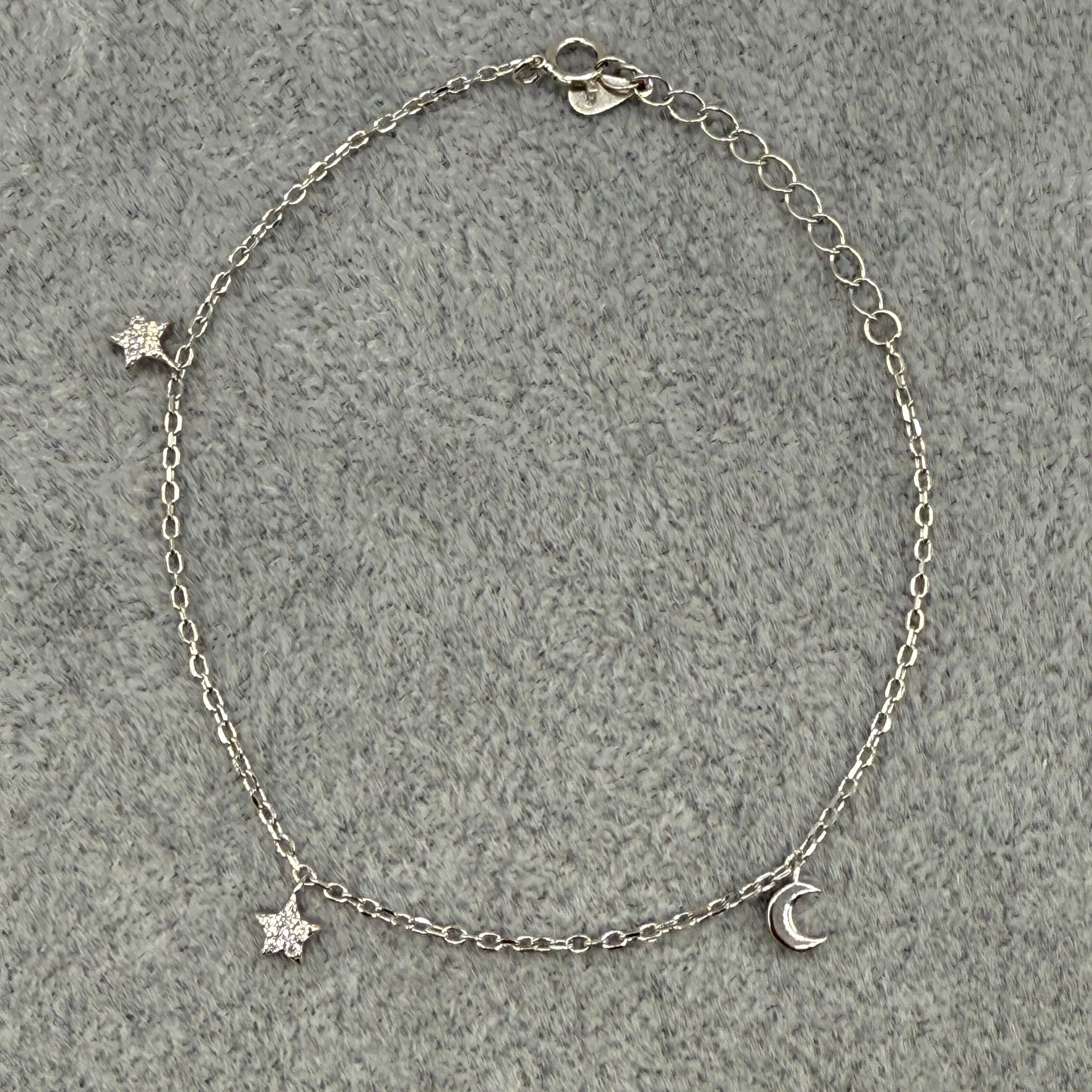 Bracciale Argento925 Con Charms Stella e Luna Art.7127W
