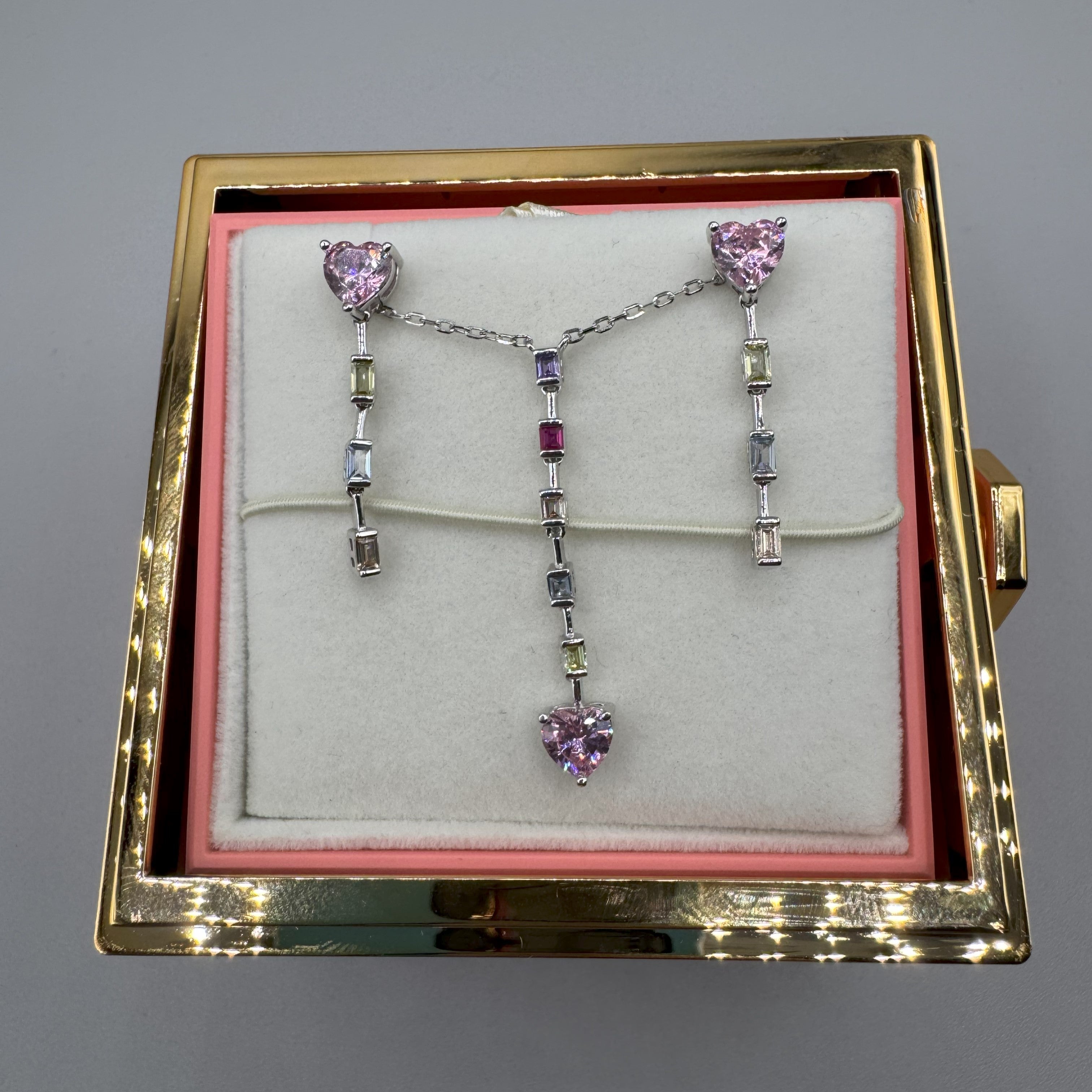 Cofanetto Girevole Per Gioielli Vari Colori Con Rosa Eterna