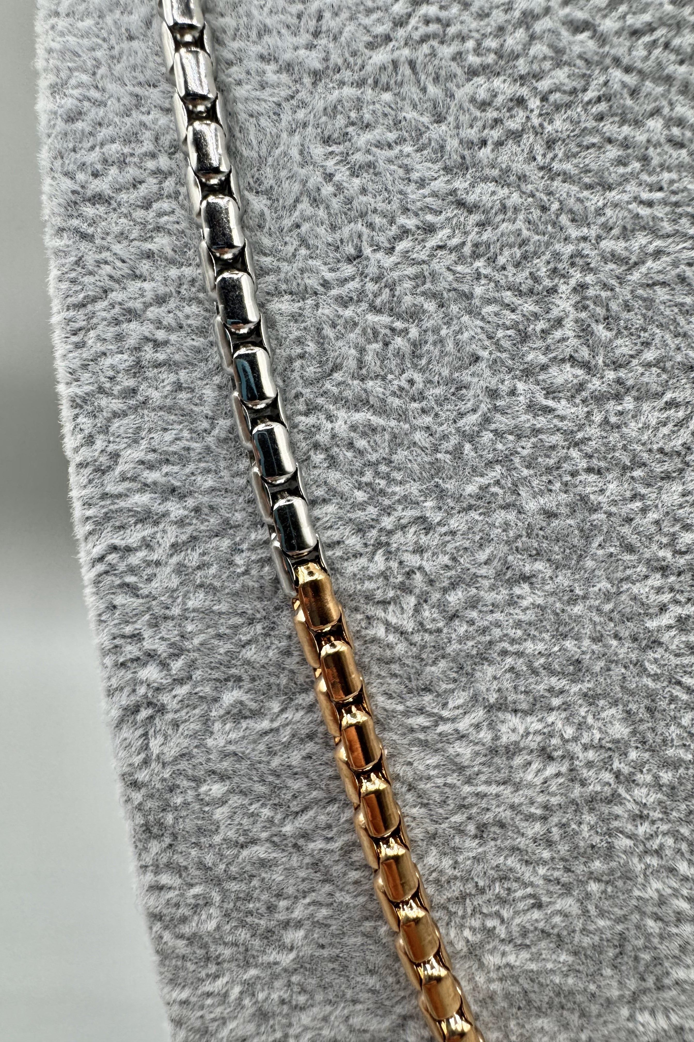 Collana Uomo Acciaio Bicolore Art.N22034