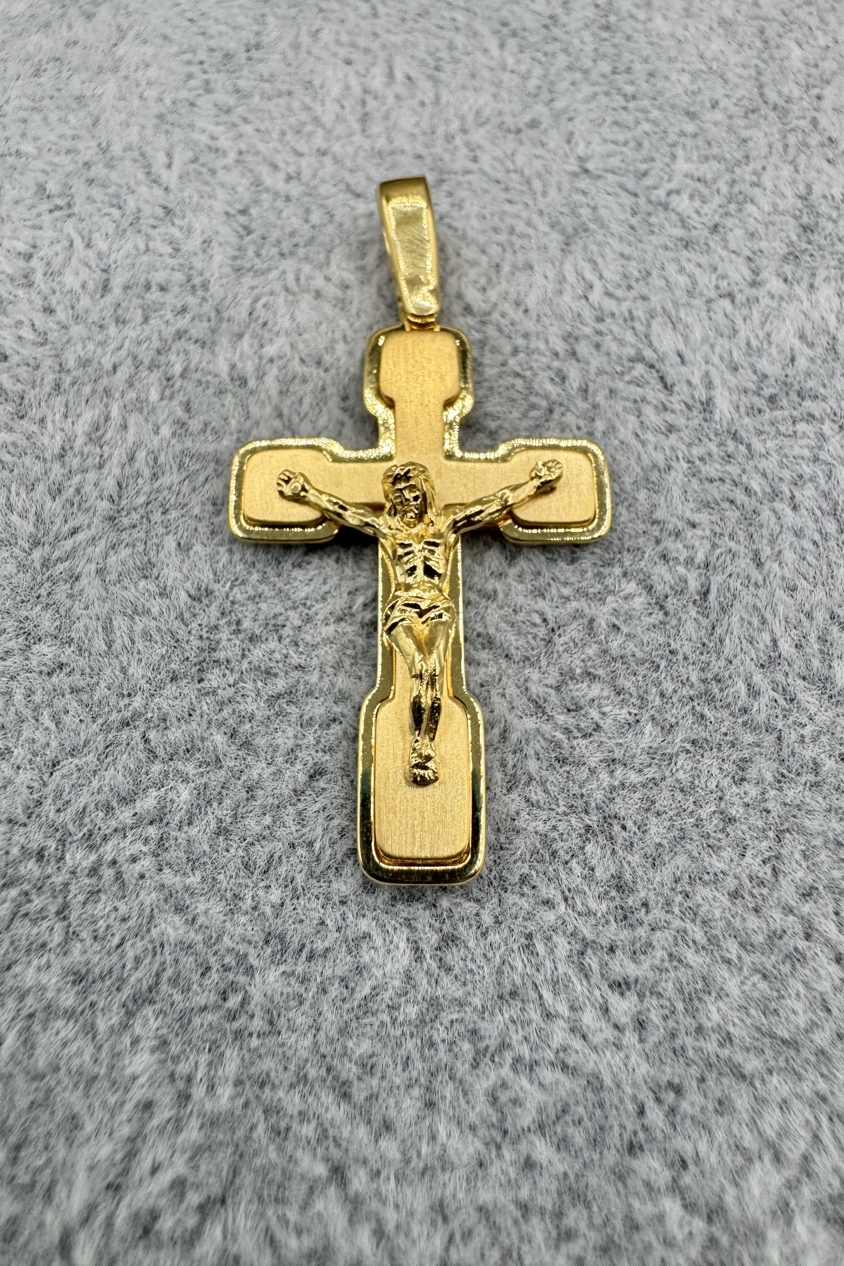 Ciondolo Crocifisso Argento925 Dorato