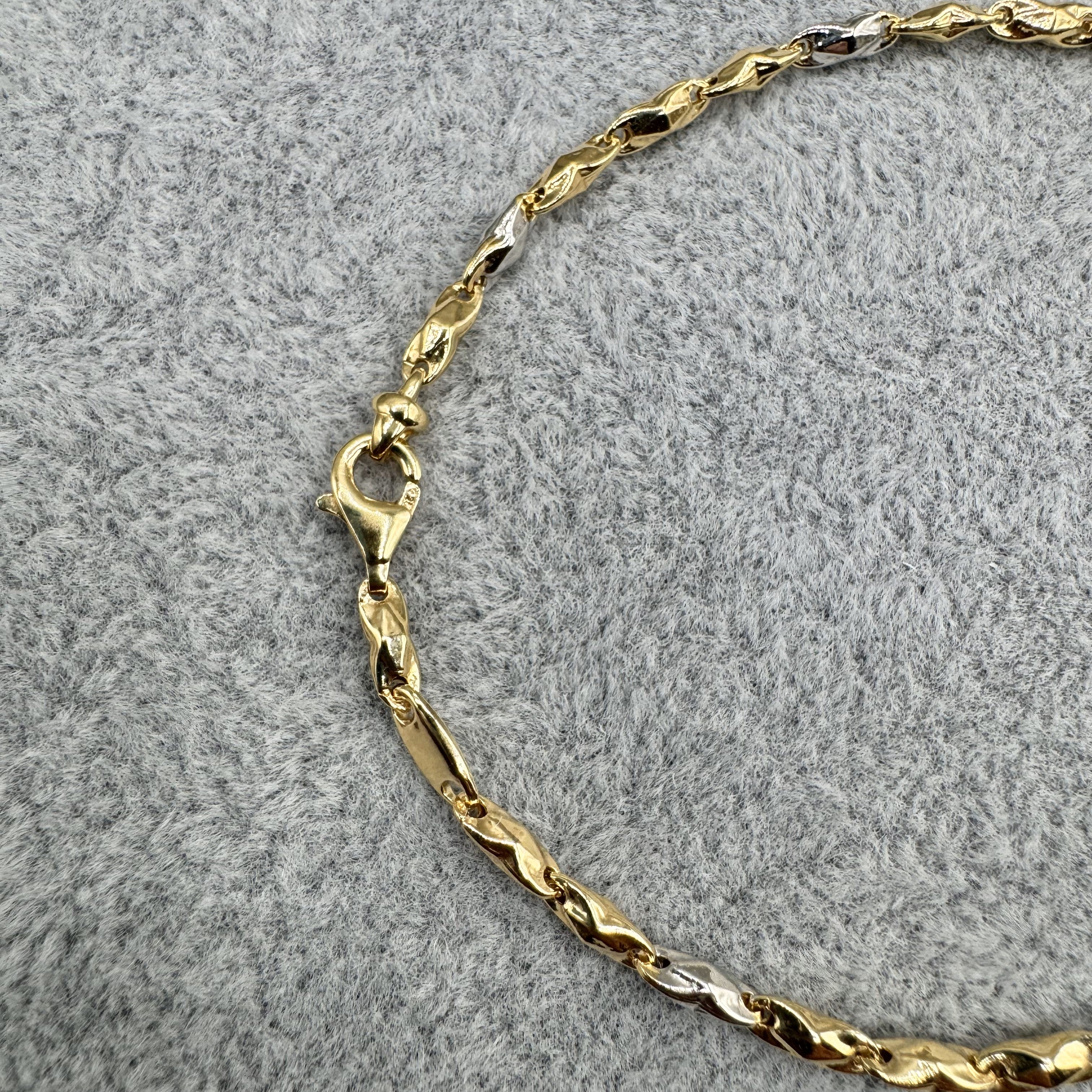 Bracciale Uomo Bicolore Argento 925