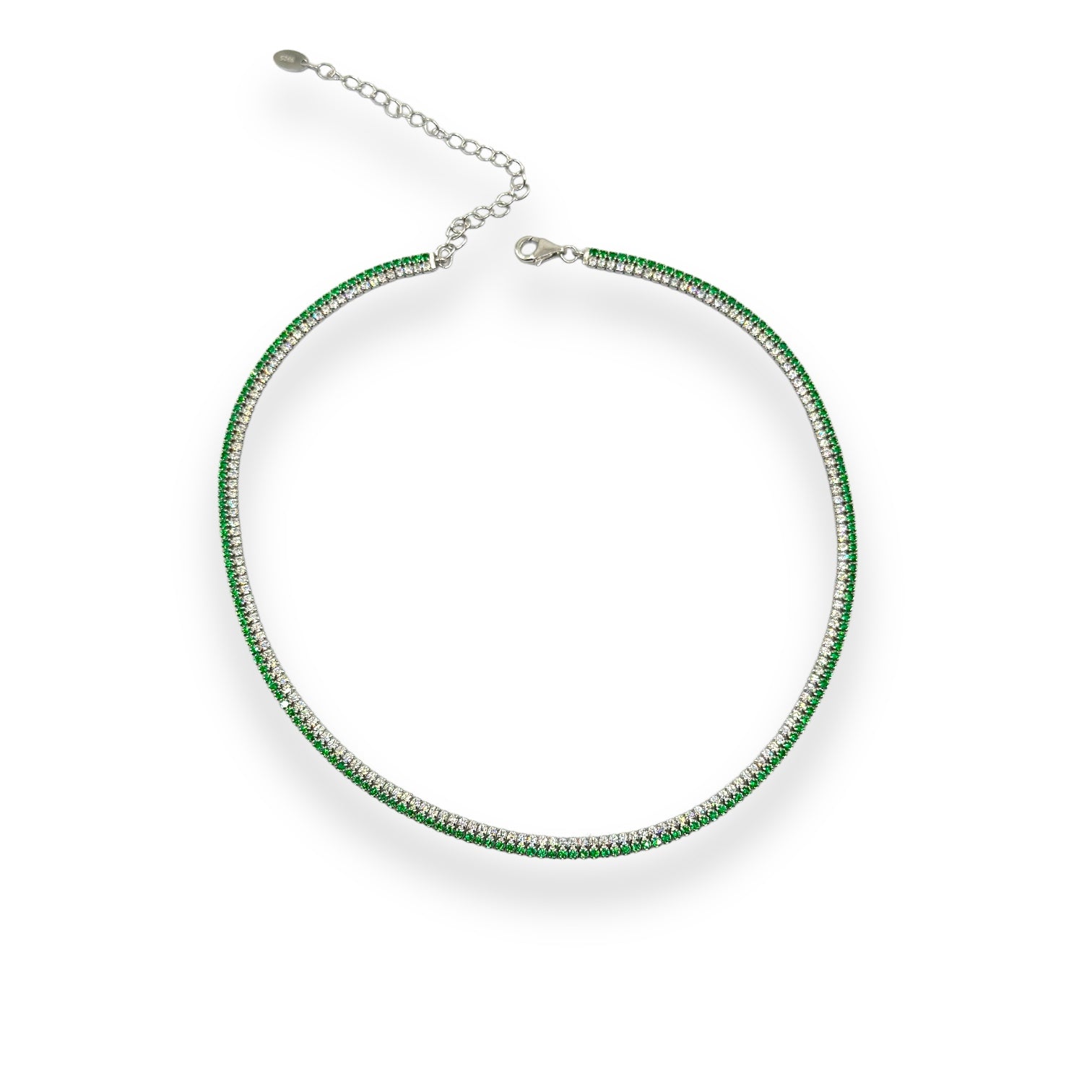 Collana Tennis In Argento 925 Art.CL33