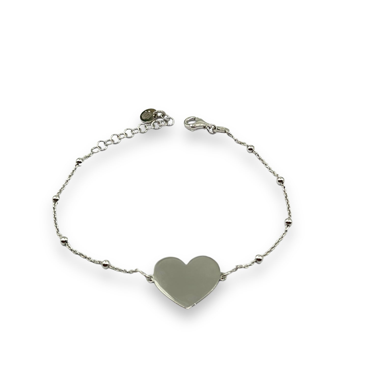 Bracciale Con Cuore Liscio Centrale Art.BR79