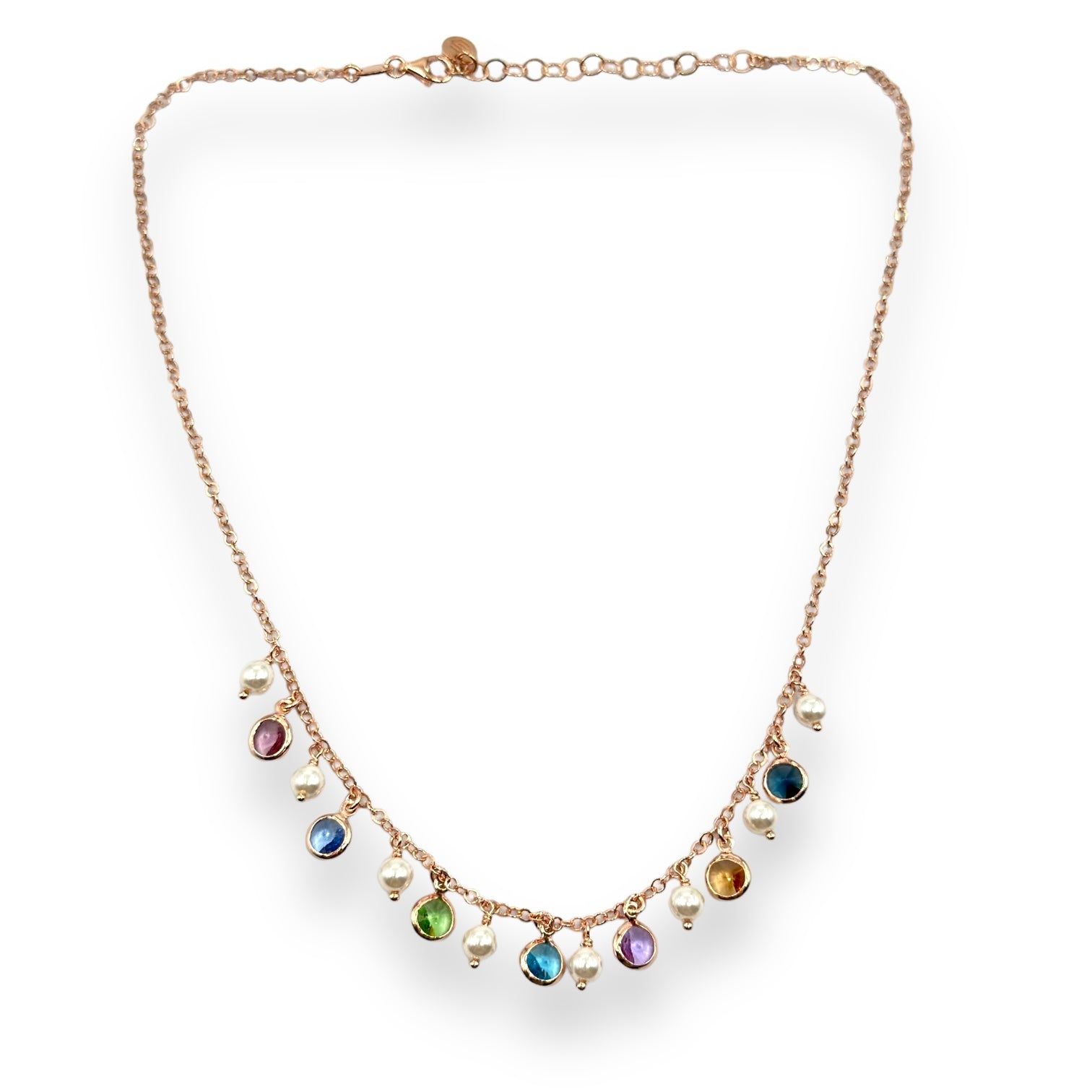 Completo Collana + Bracciale Perle e Swarovski Art.CL39-BR95