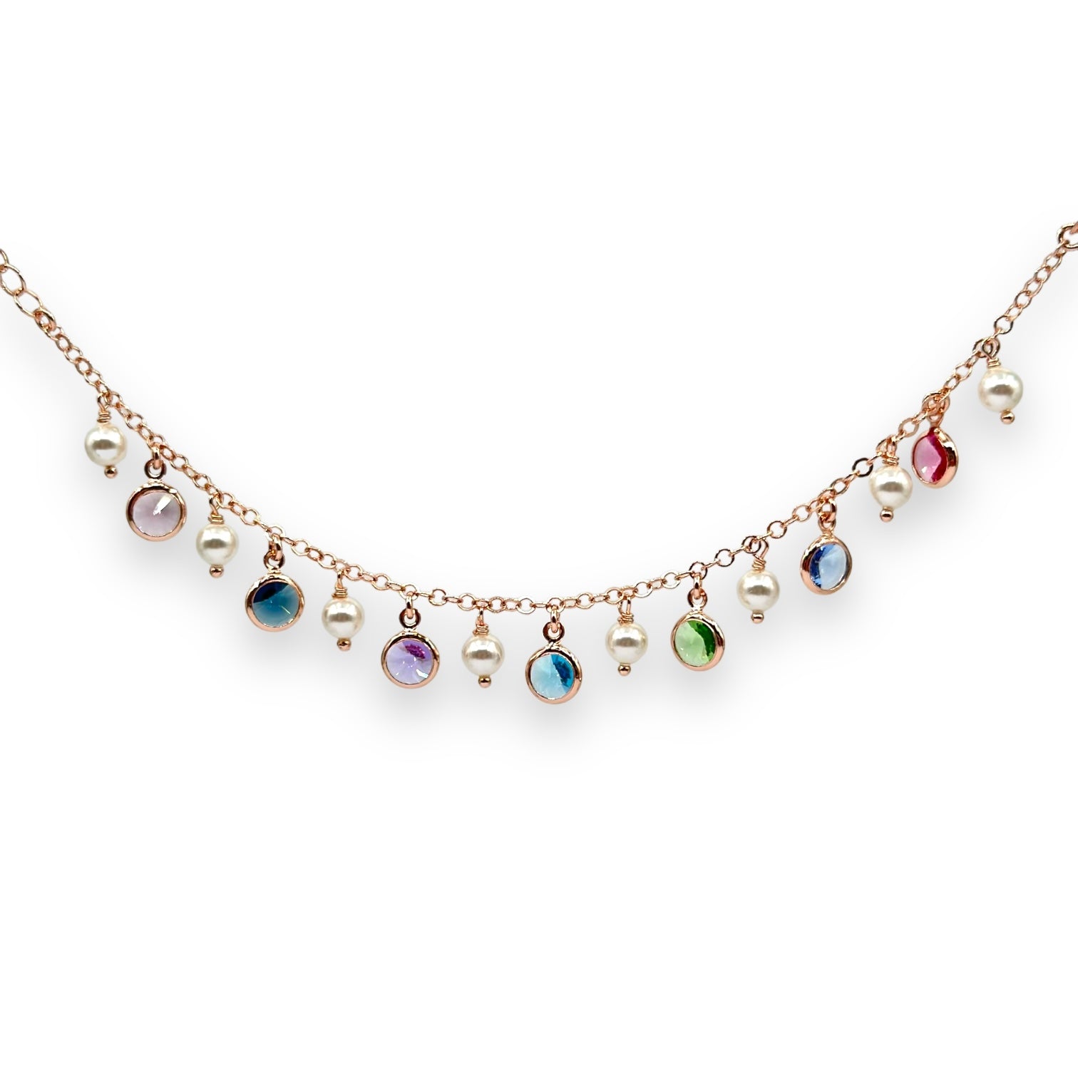 Completo Collana + Bracciale Perle e Swarovski Art.CL39-BR95