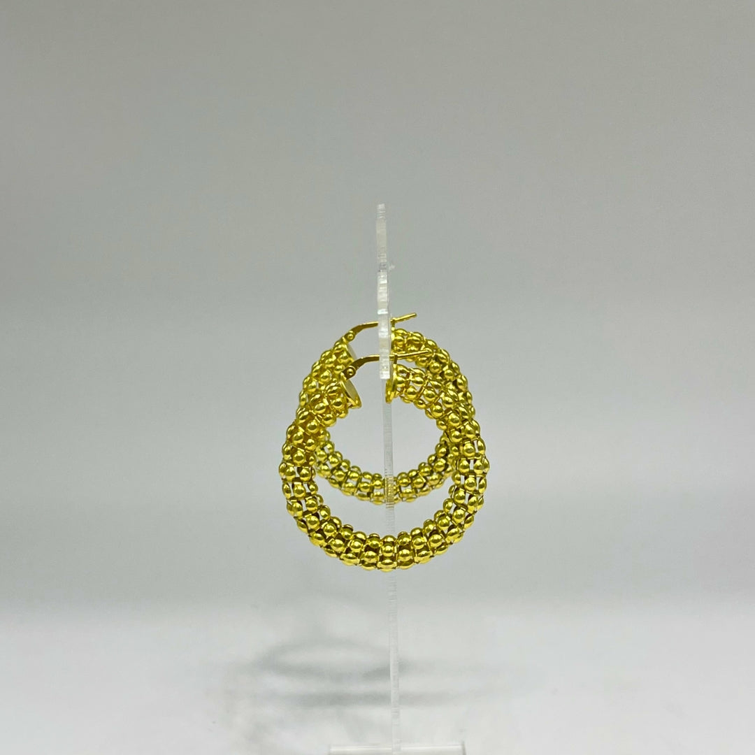 Orecchini Cerchio Pop Corn