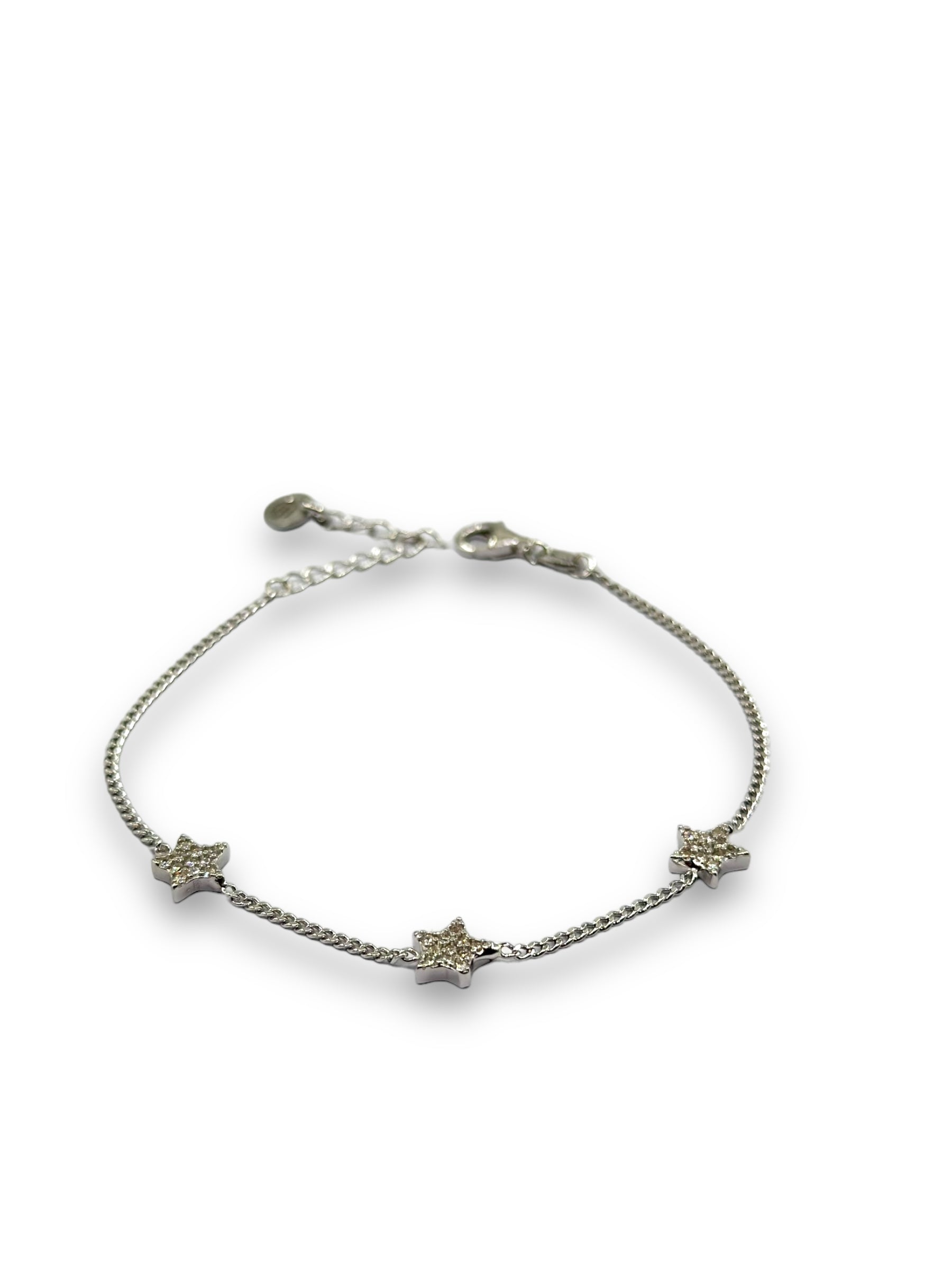 Bracciale In Argento 925 Tre Stelline Art.BR19