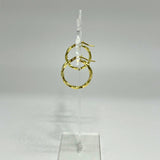 Orecchini Cerchio Martellato