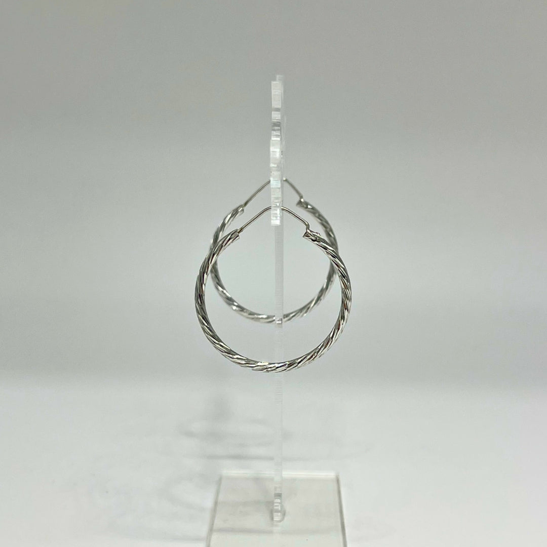 Orecchini Cerchio Satinato