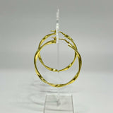 Orecchini Cerchio Intreccio Slim