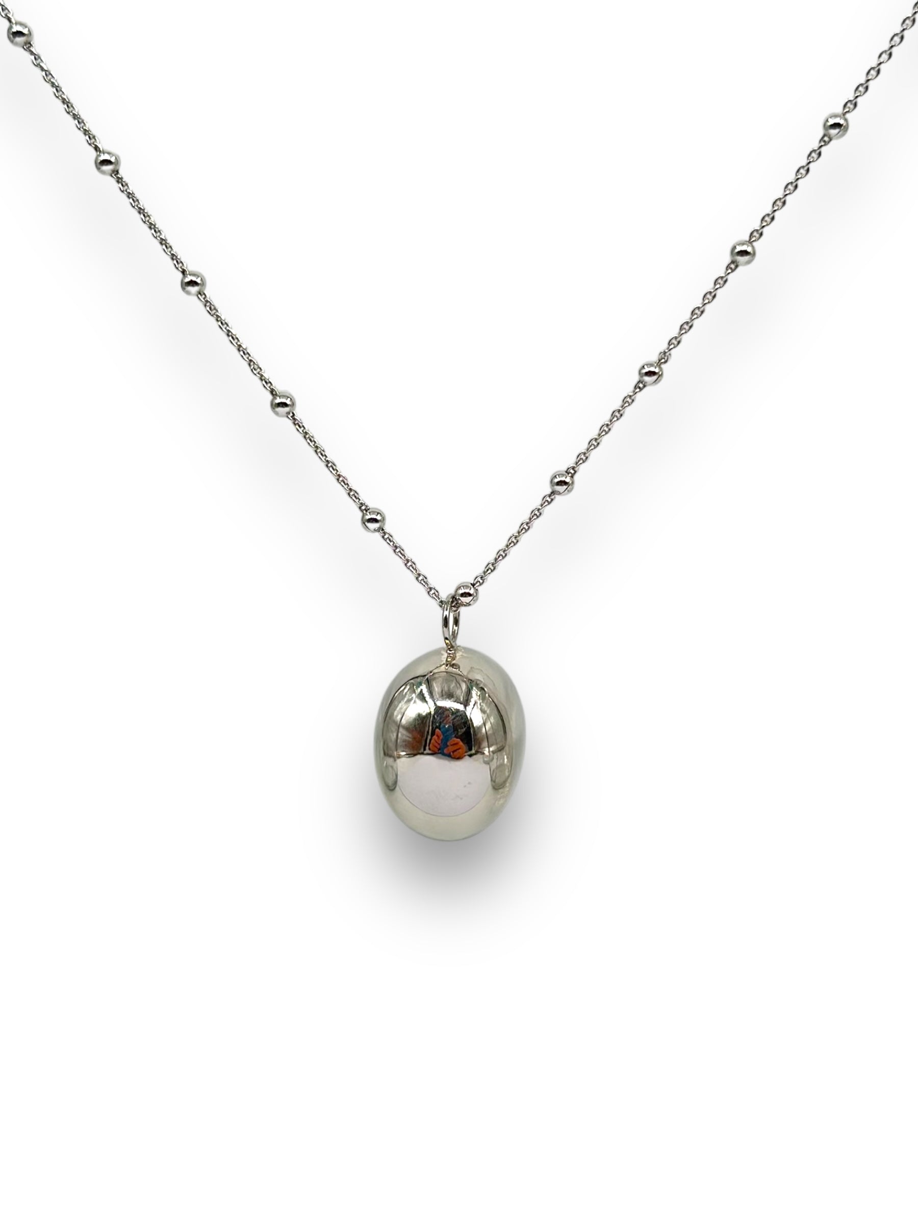 Collana Con Pallina In Argento Art.CL05