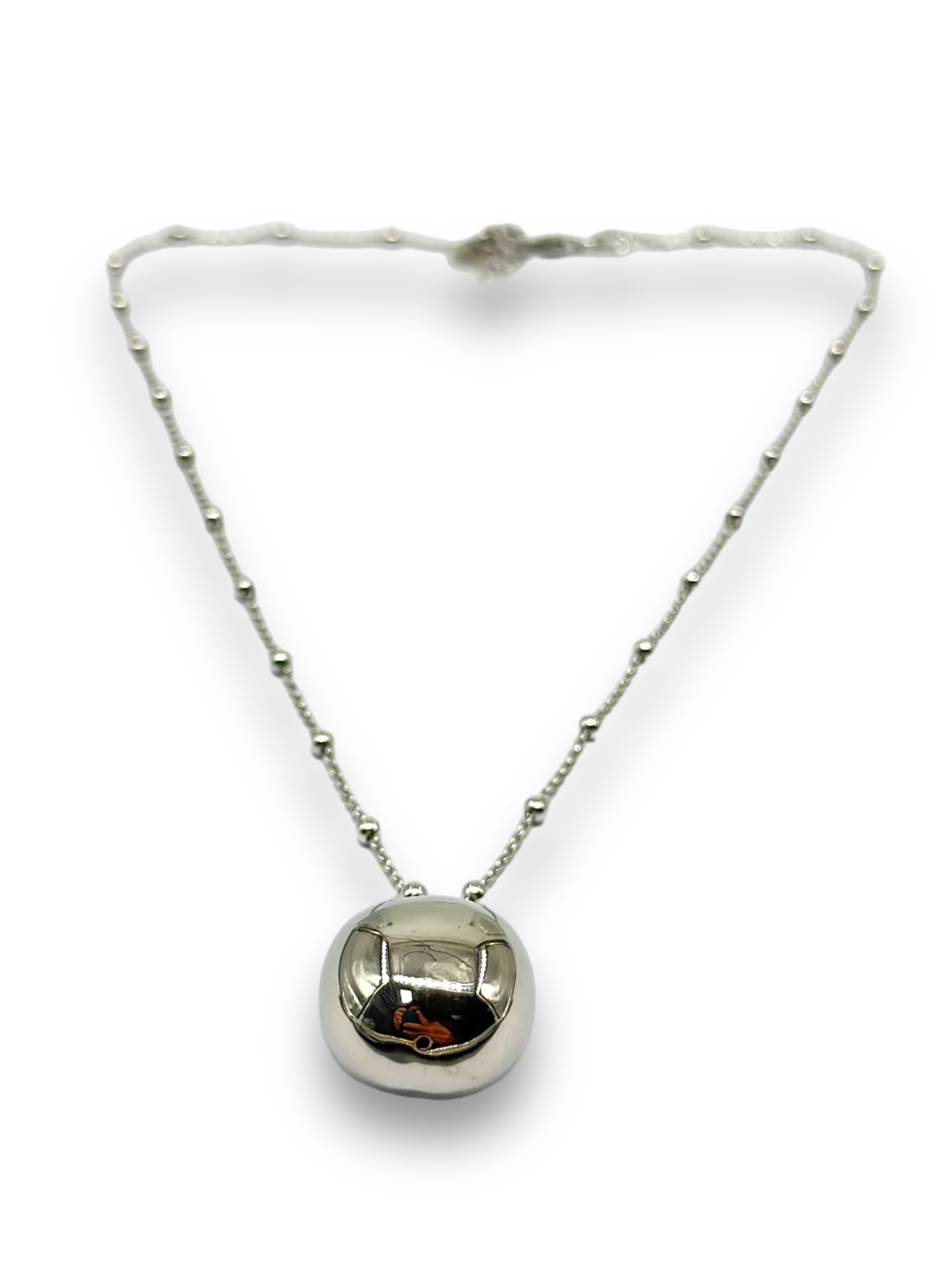 Collana Con Pallina In Argento Art.CL05