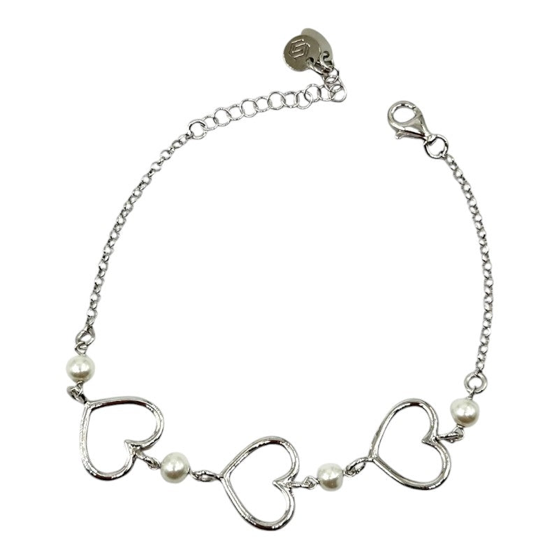 Bracciale Con Cuori E Perline Art.BR118