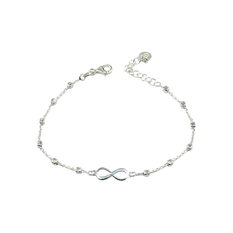 Bracciale In Argento 925 Con Simbolo Infinito Art.BR134