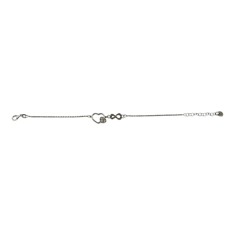 Bracciale Con Cuore e Infinito Centrale Art.BR121