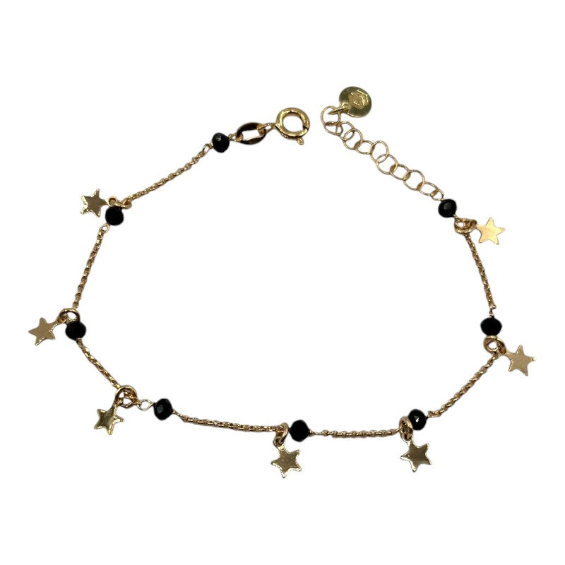 Bracciale Con Stelline e Sfere Sfaccettate Art.BR124