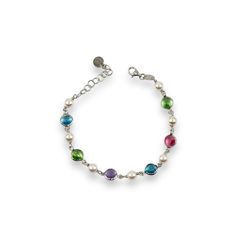 Bracciale Con Perle e Swarovski Art.BR138