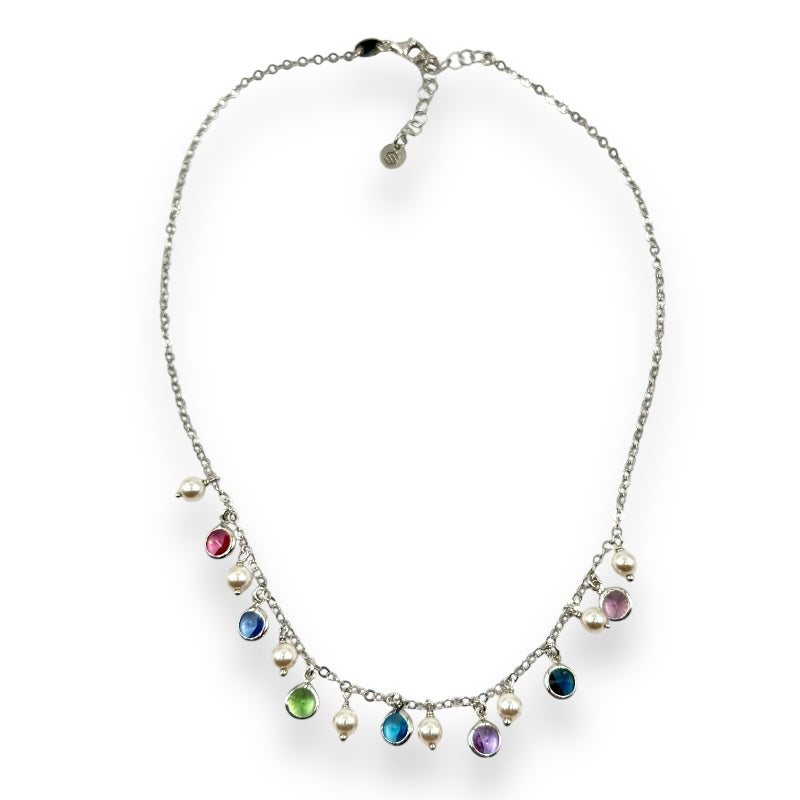 Collana Perle e Swarovski Art.CL56