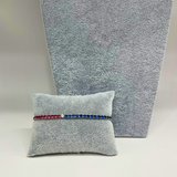 Bracciale Tennis Blu e Rosa