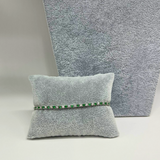 Bracciale Tennis Green White