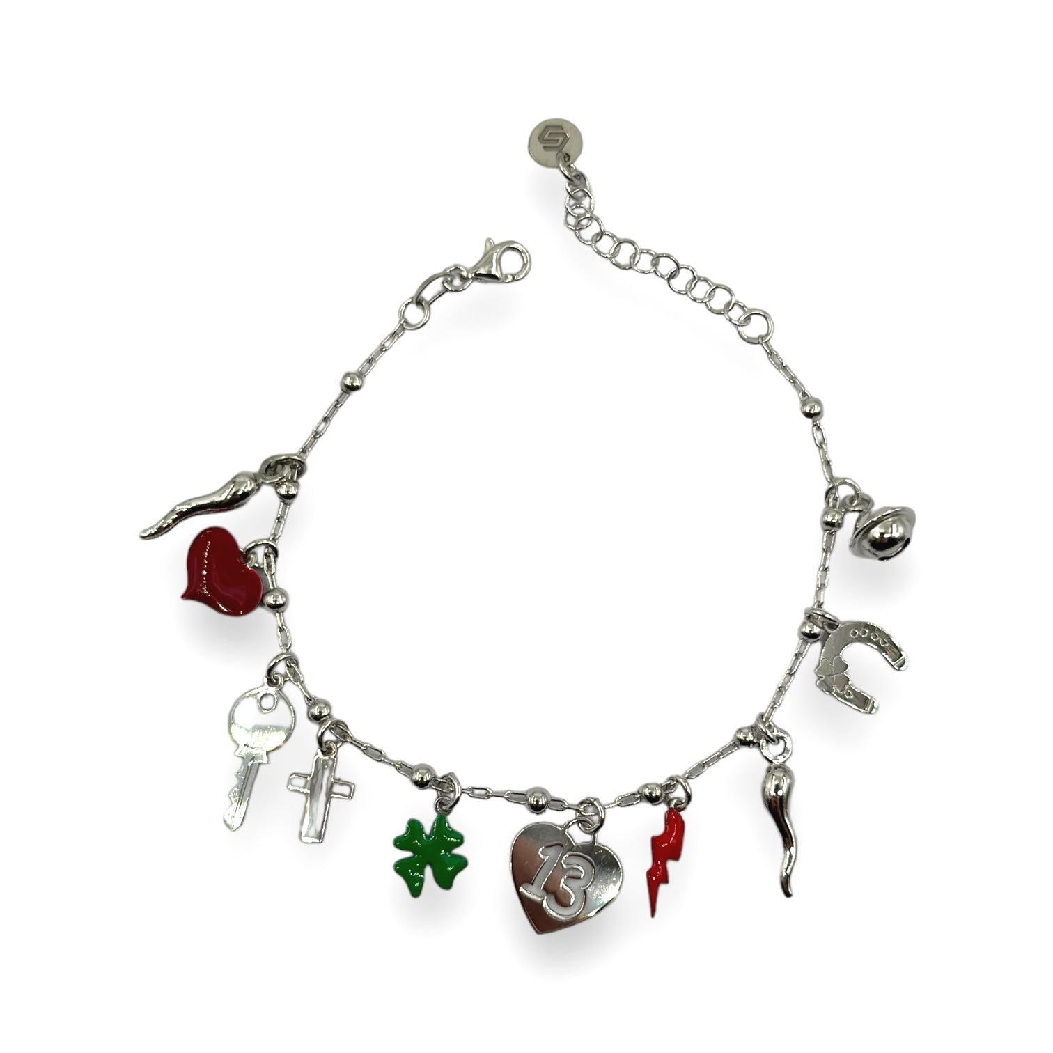 Bracciale Della Fortuna Con Charms Vari Art.BR32