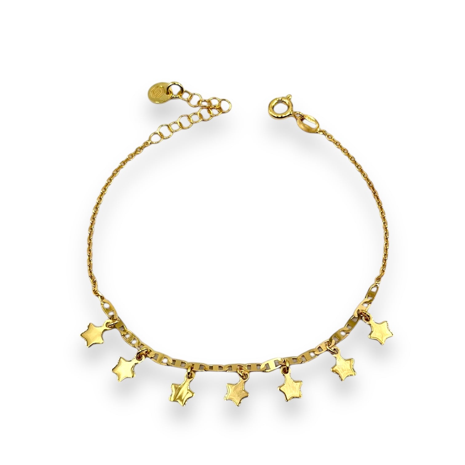 Completo Collana + Bracciale Con Stelle Pendenti Art.CL17+BR37