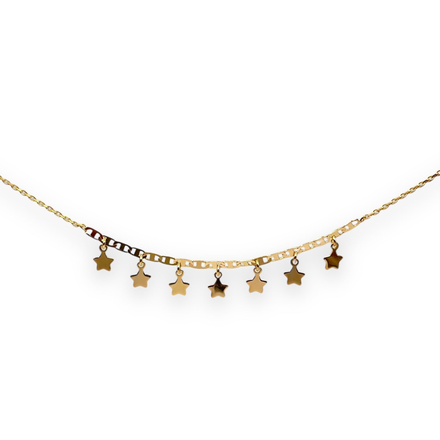 Completo Collana + Bracciale Con Stelle Pendenti Art.CL17+BR37