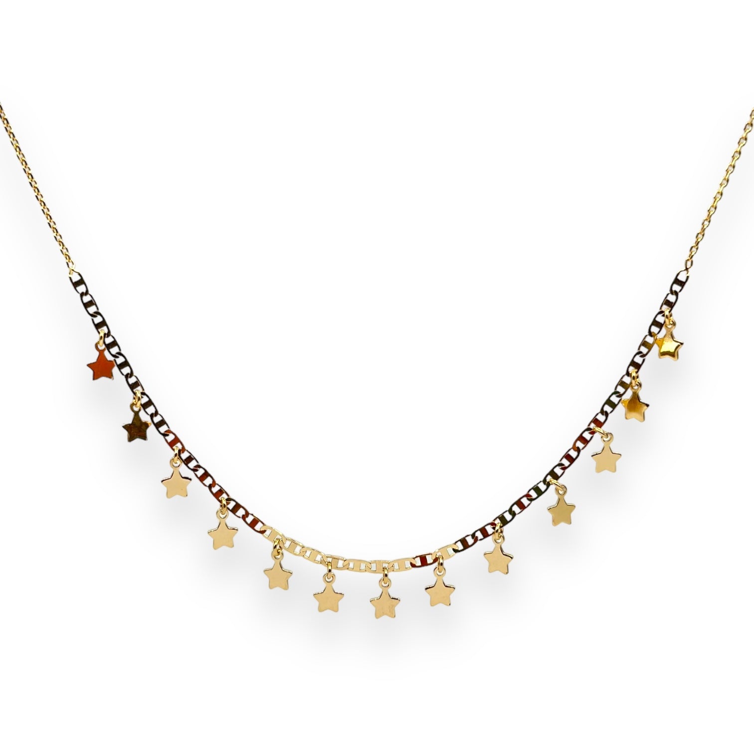 Completo Collana + Bracciale Con Stelle Pendenti Art.CL17+BR37