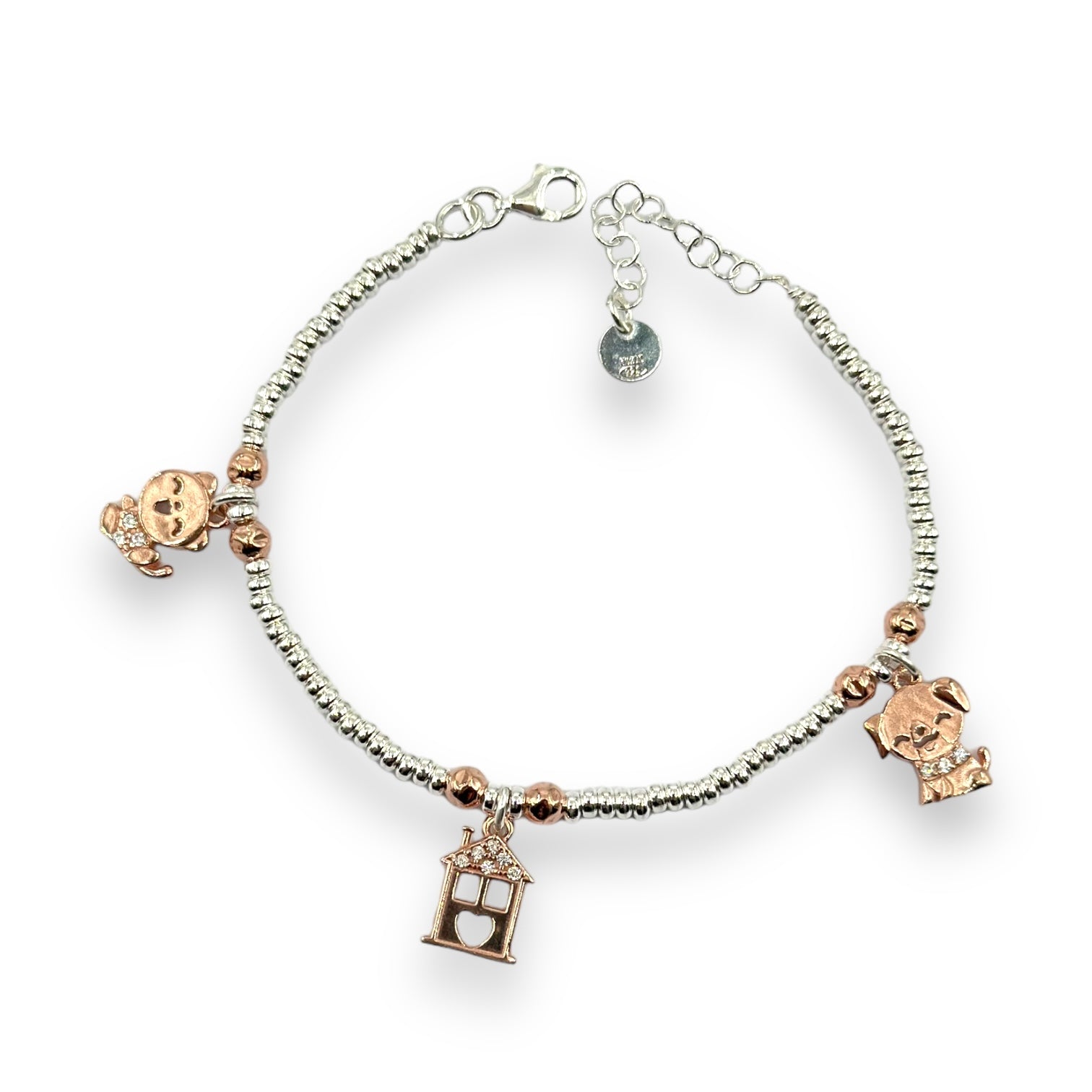 Bracciale Con Rondelle e Charms Ramati Art.BR56