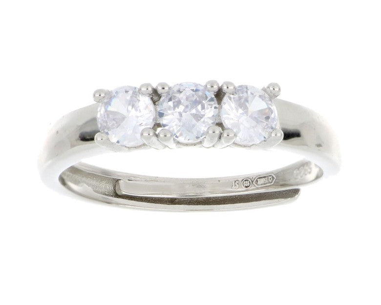 Anello Con Punti Luce Mm 4 In Argento 925 Art.R0947