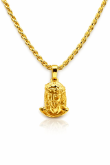 Collana Funetta 3 mm Con Ciondolo Gesù Argento 925