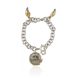 Bracciale in Argento 925 Identitario Rolò Vesuvio e San Gennaro B95