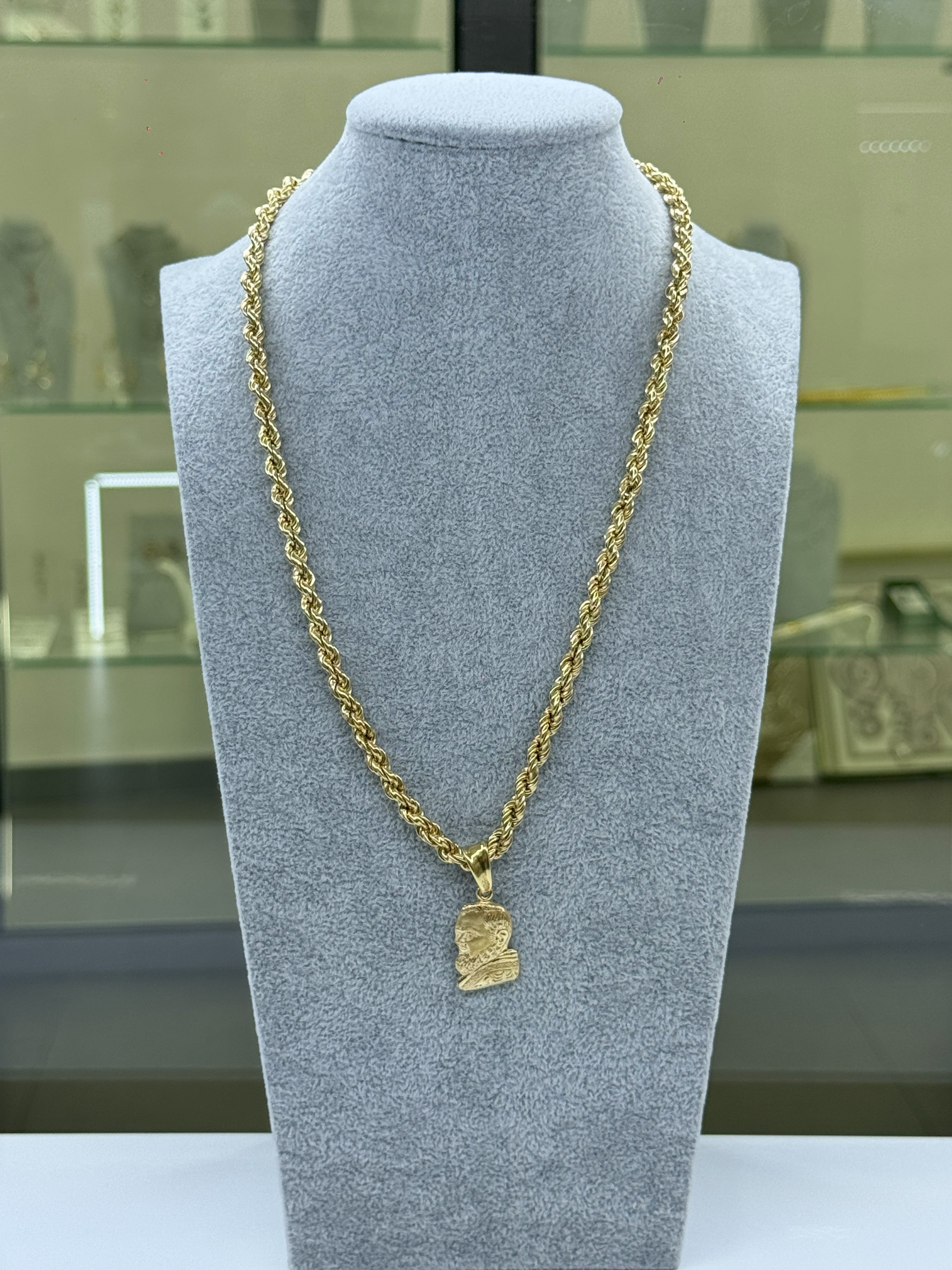 Collana Funetta 5 mm Con Ciondolo Padre Pio