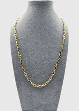 Collana Uomo Bicolore  5 mm Argento 925