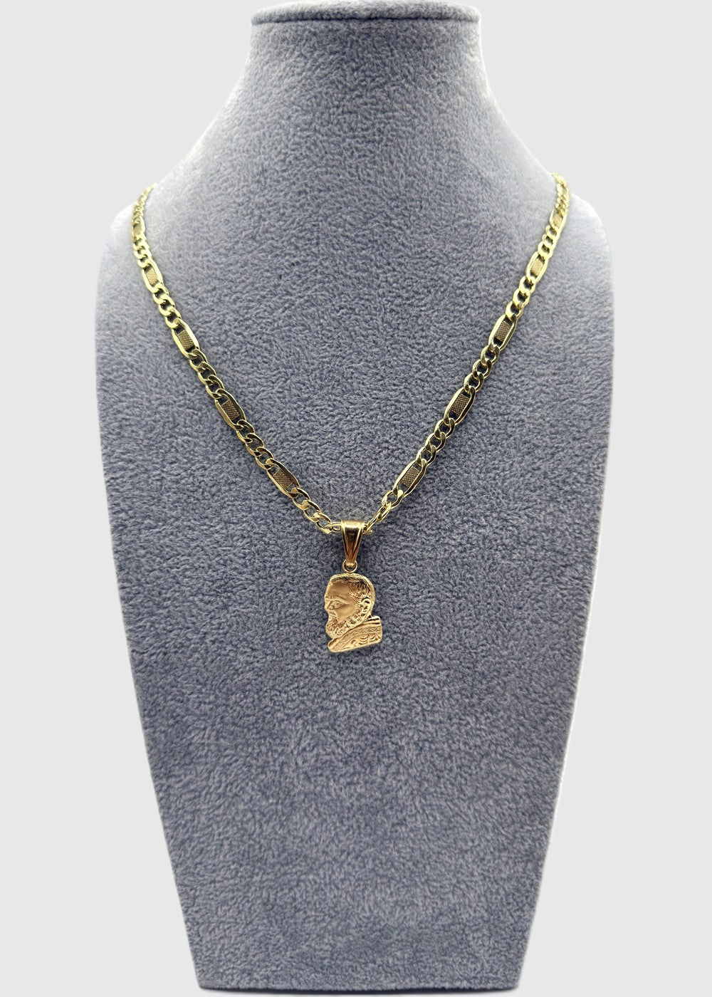 Collana Uomo 3+1  Con Ciondolo Padre Pio Argento 925