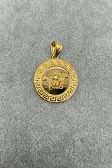 Ciondolo Versace Argento 925 Dorato