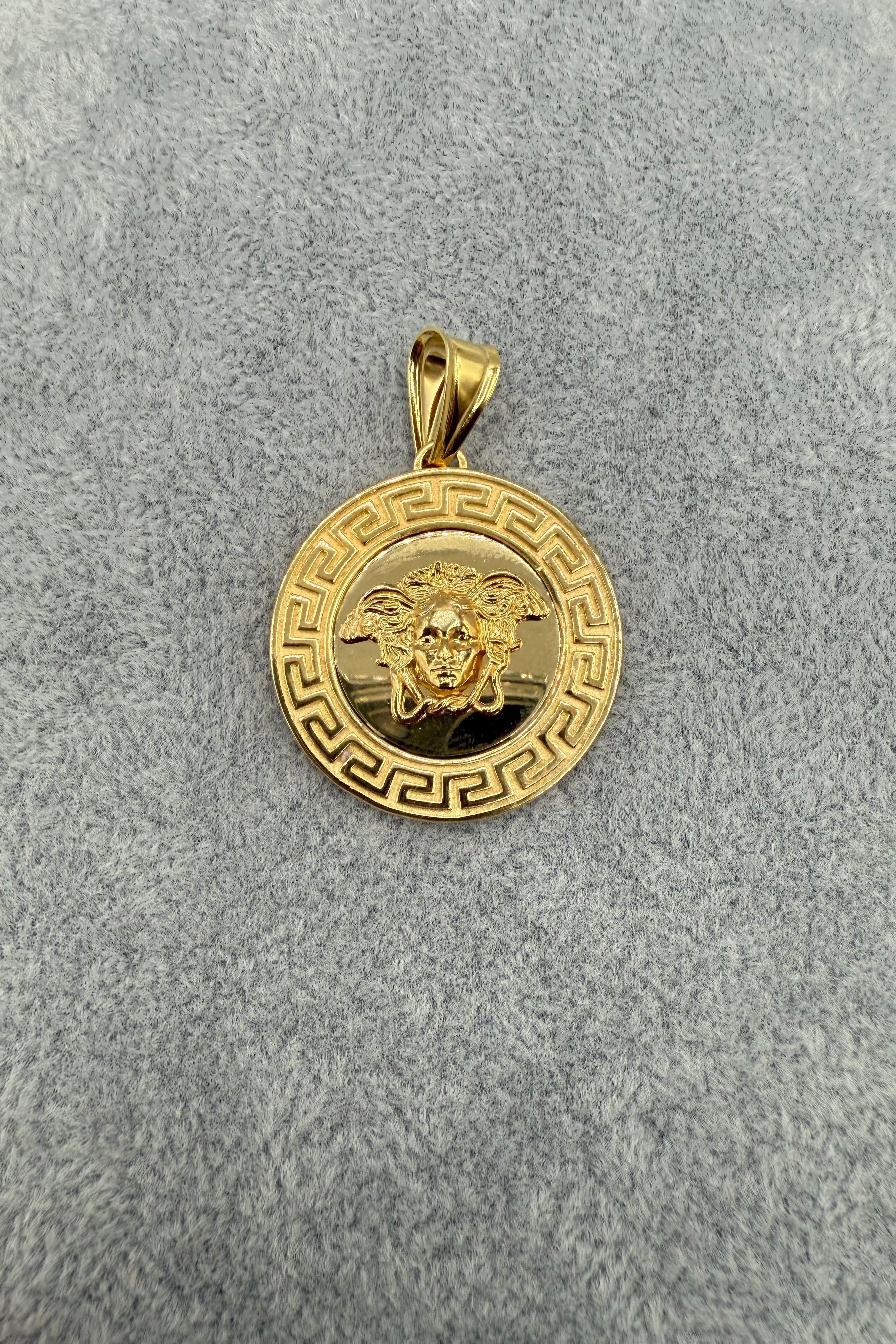 Collana Funetta 8mm Con Ciondolo Versace Argento 925