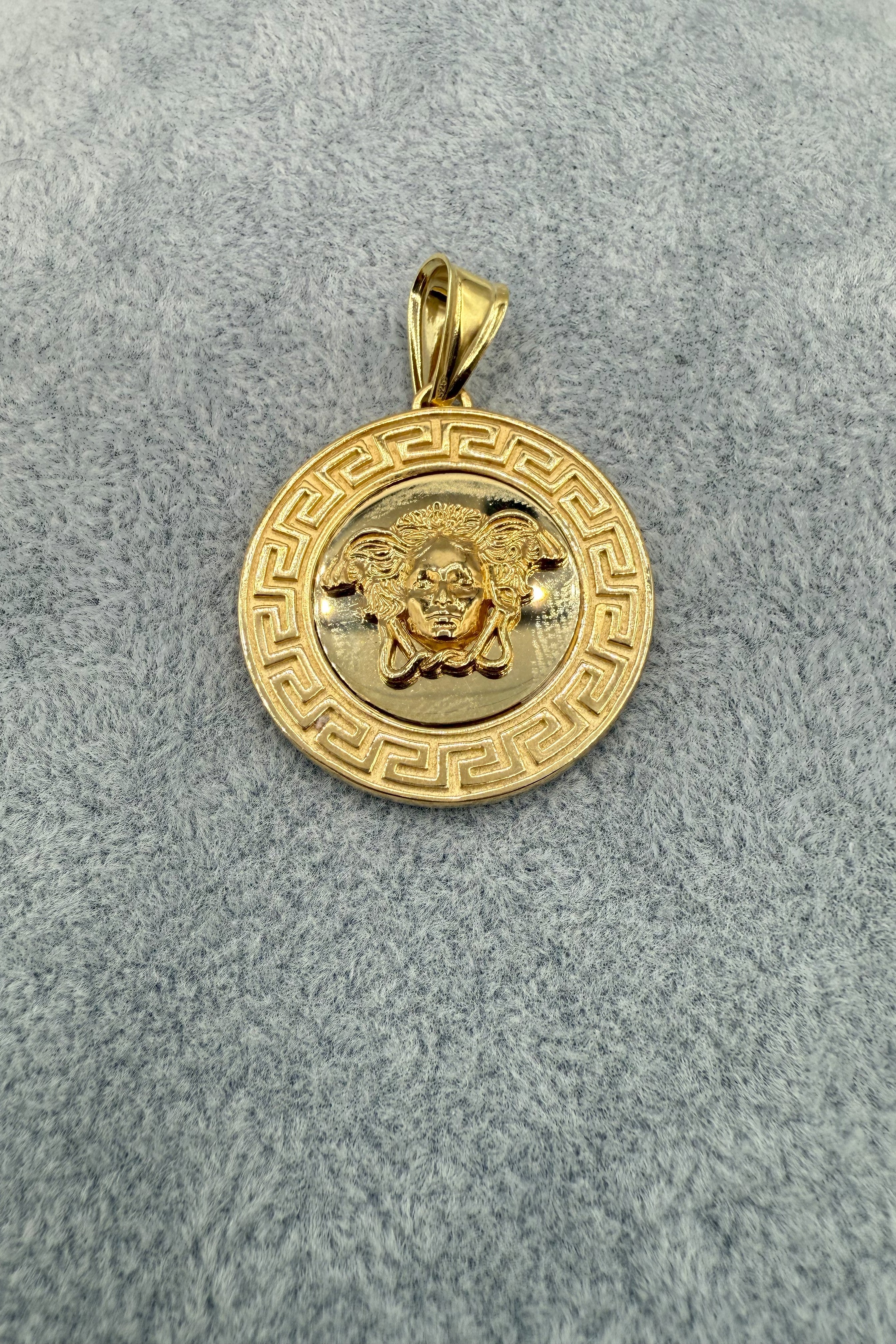 Collana Funetta 8mm Con Ciondolo Versace Argento 925