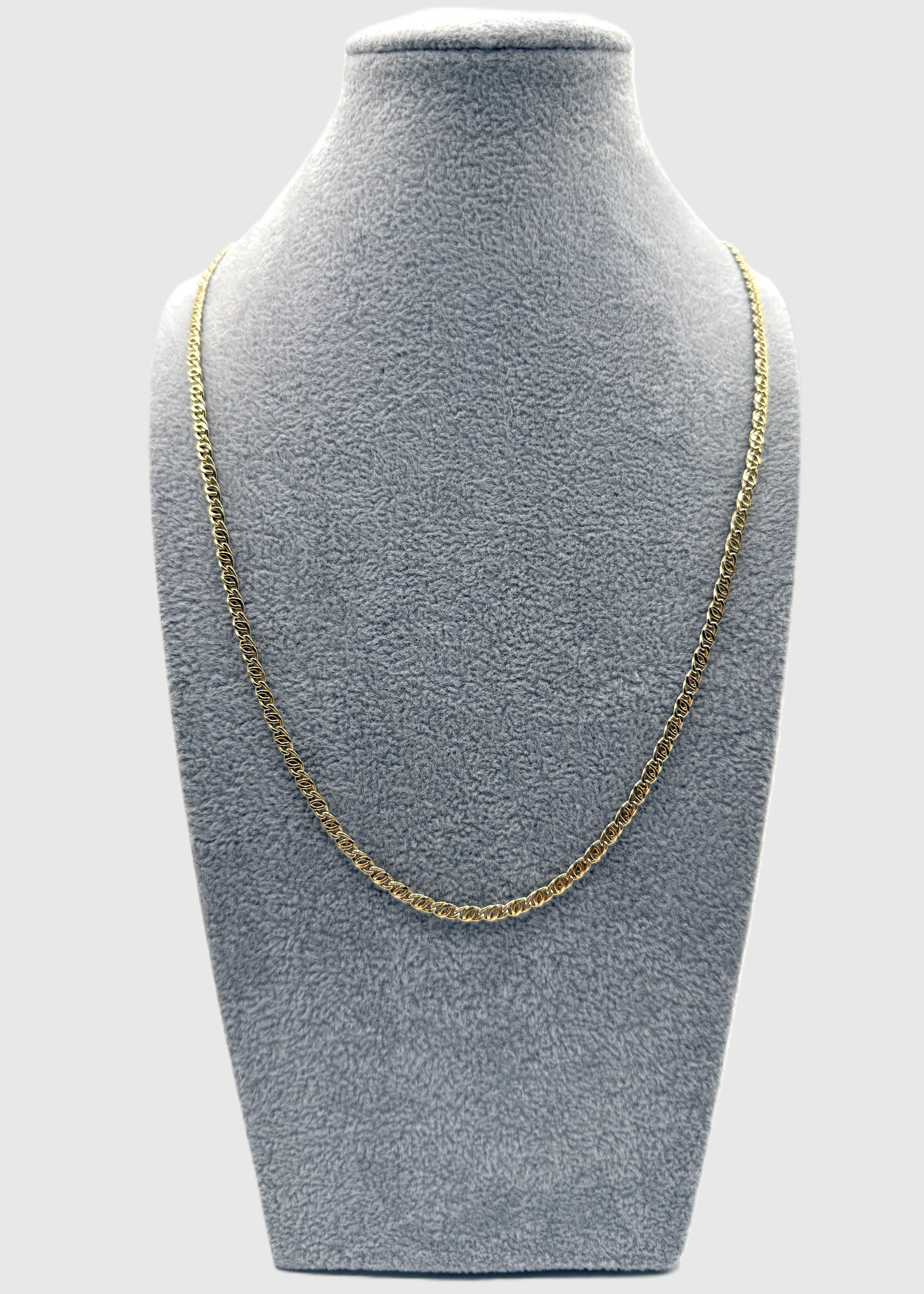 Collana In Maglia Grumetta Argento 925 Dortato