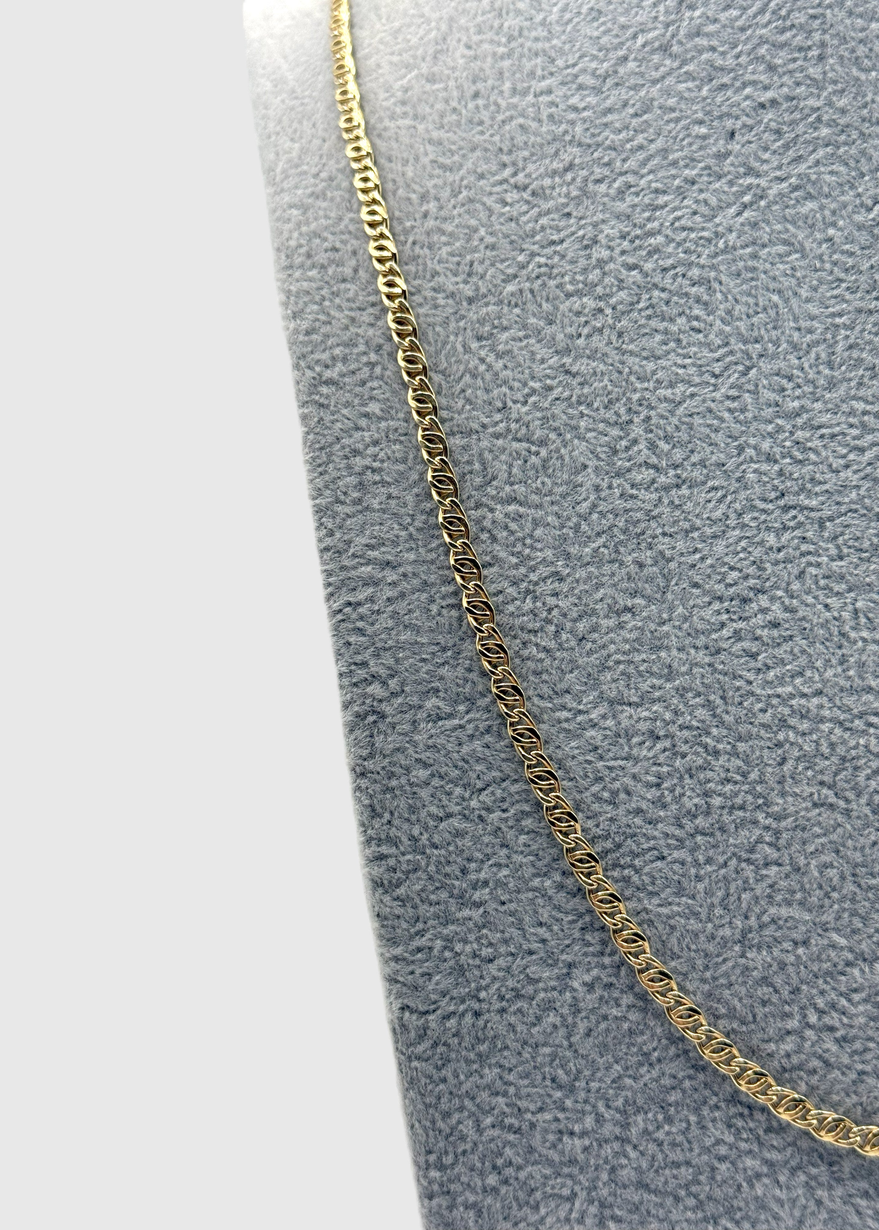 Collana In Maglia Grumetta Argento 925 Dortato