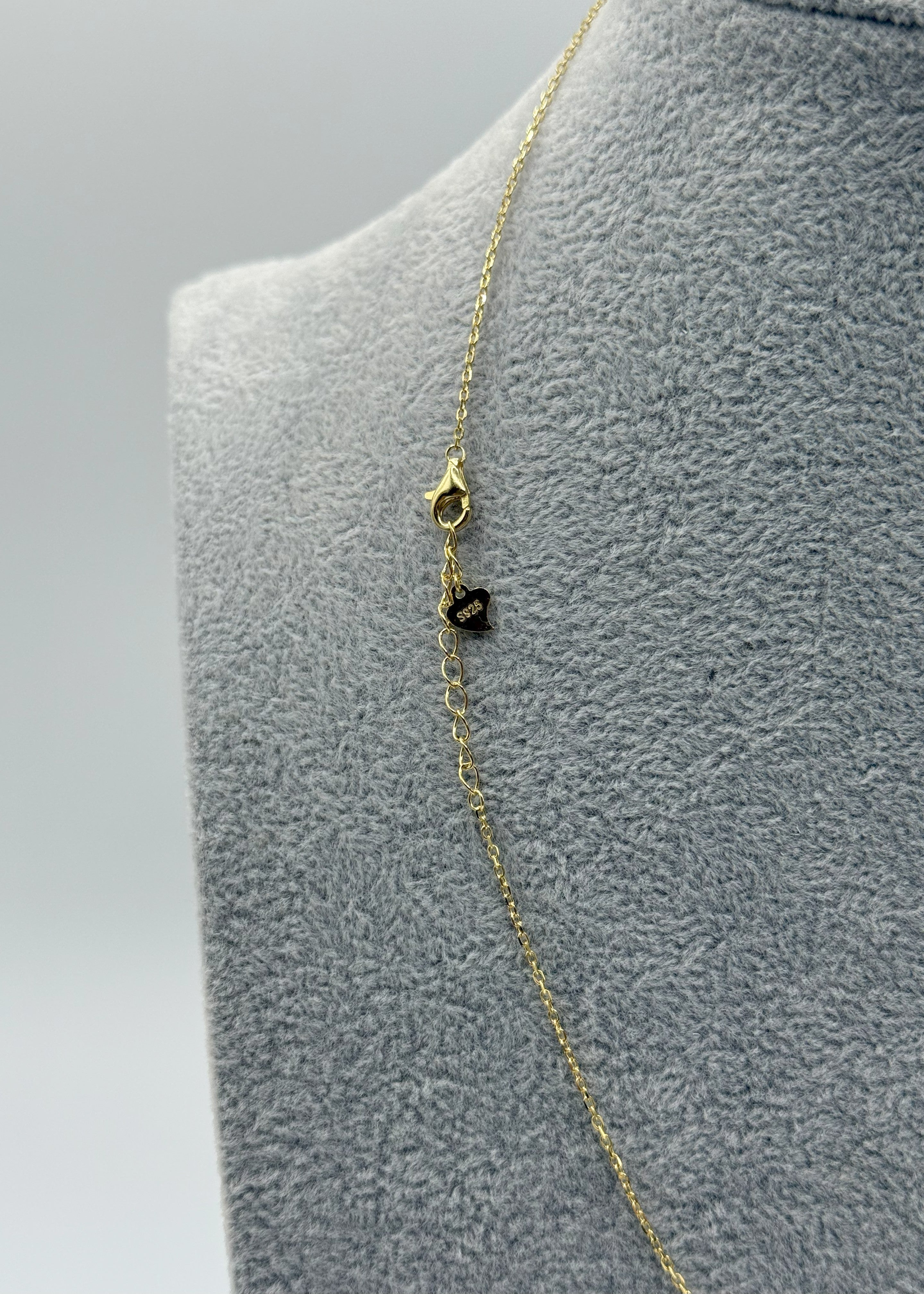 Collana Argento925 Con Ciondolo Stella Zirconata