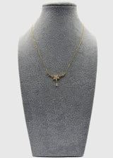 Collana Argento925 Con Fiore Zirconato Art.CL34/60