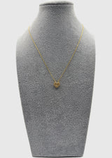 Collana Argento925 Dorata Con Cuore Zirconato Art.CL24/118