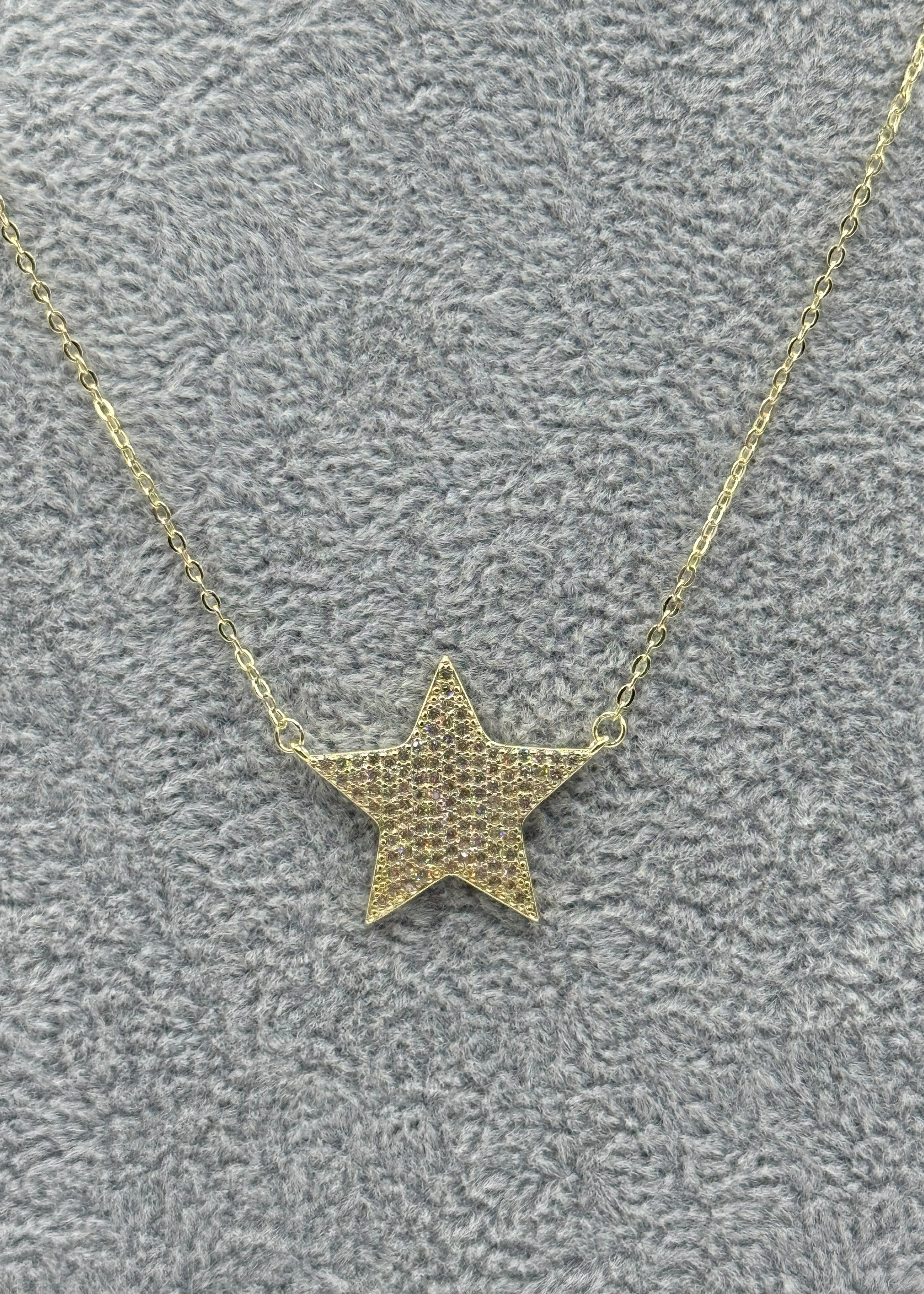 Collana Argento925 Dorata Con Stella Zirconata Art.CL30/4