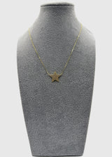 Collana Argento925 Dorata Con Stella Zirconata Art.CL30/4