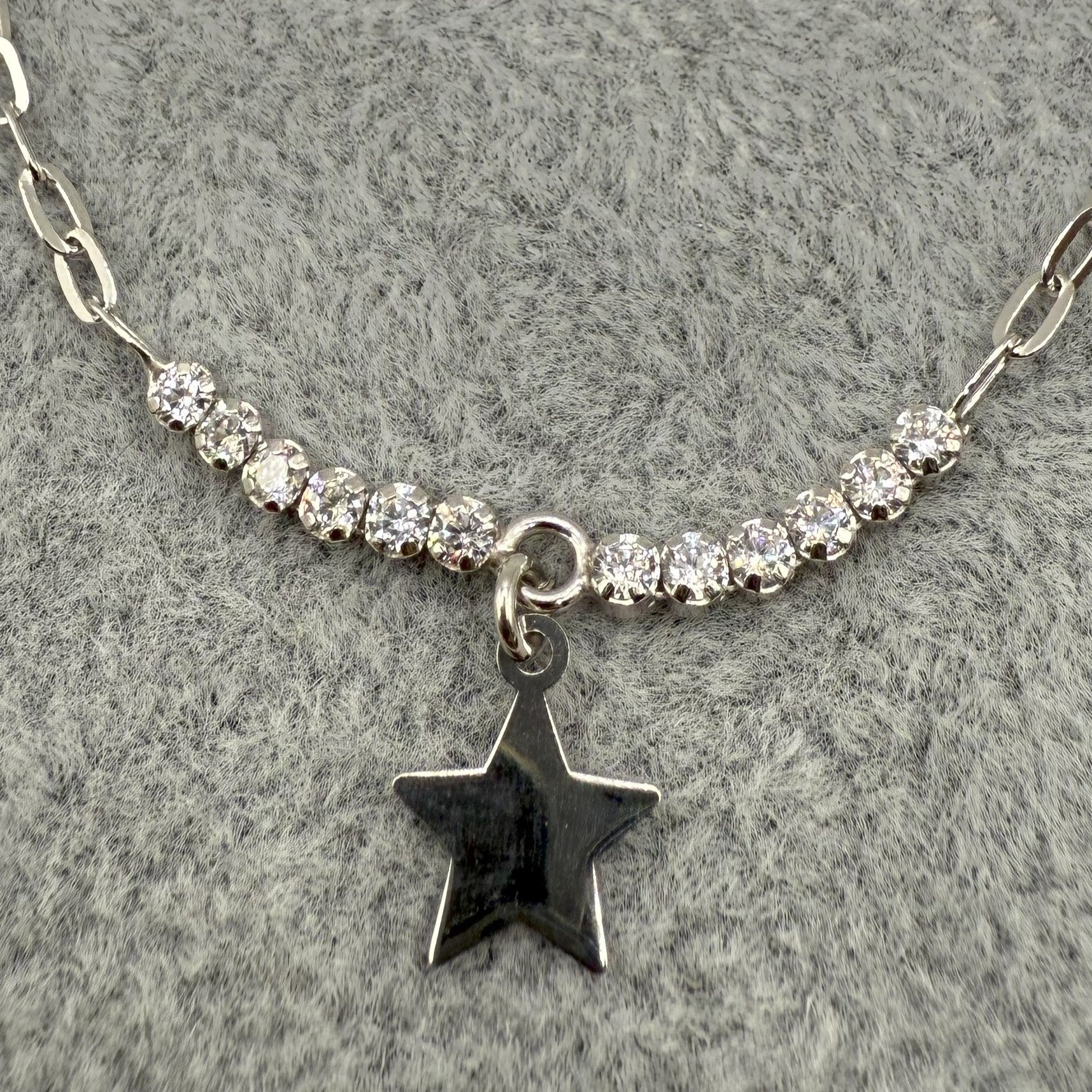 Bracciale Argento925 Con Ciondolo Stella e ZIrconi Art.9946