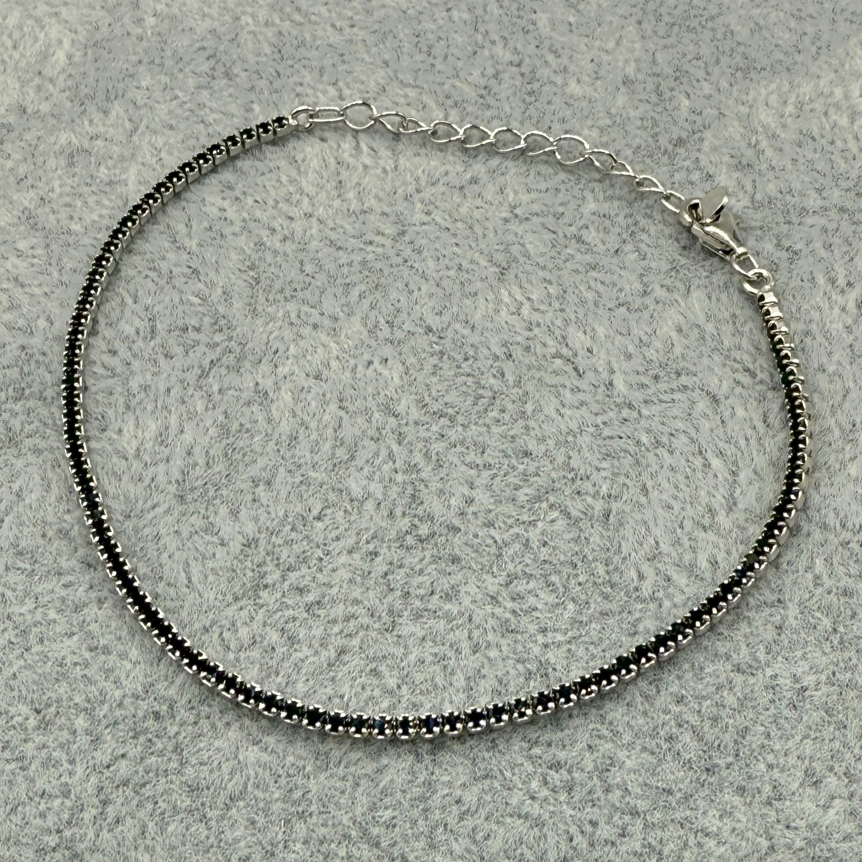 Bracciale Argento925 Tennis Nero