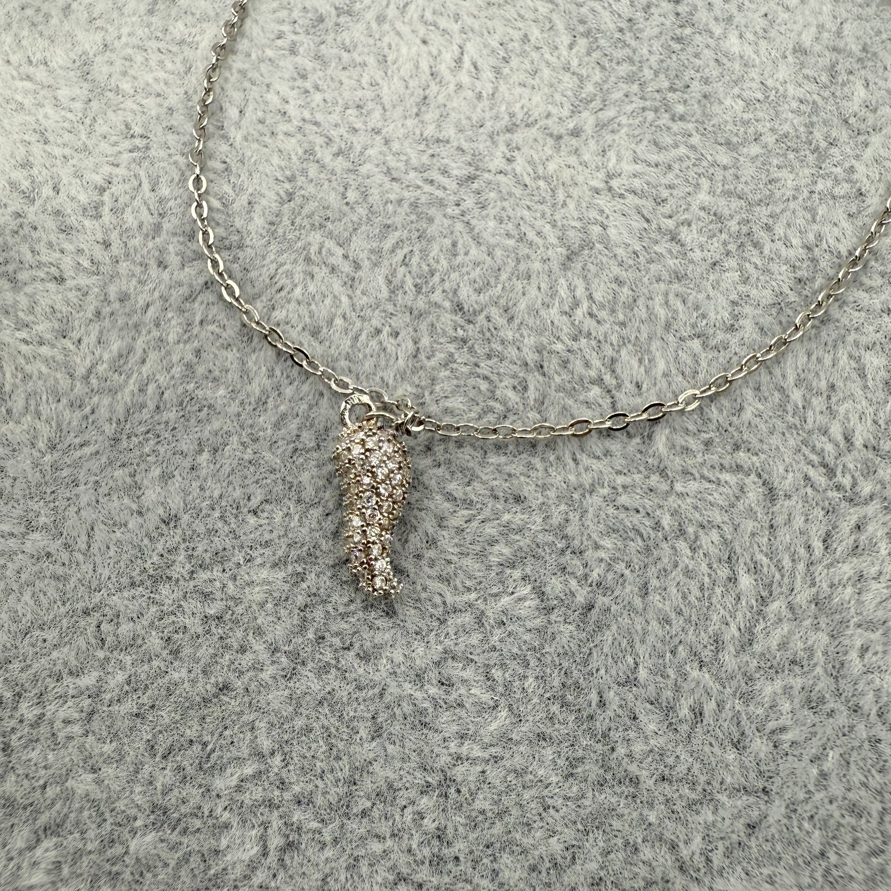 Bracciale Argento925 Con Cornetto Zirconato Art.CR1A